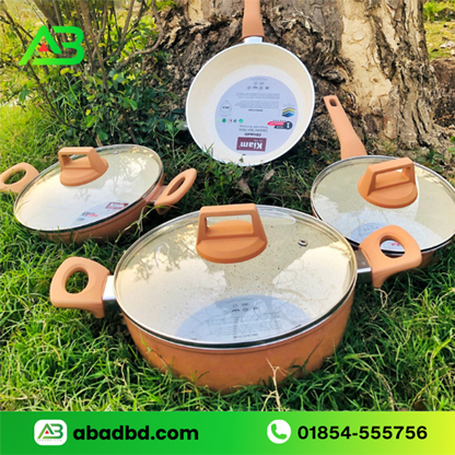 Kiam Ceramic Coating 7pes non-Stick Cookware
