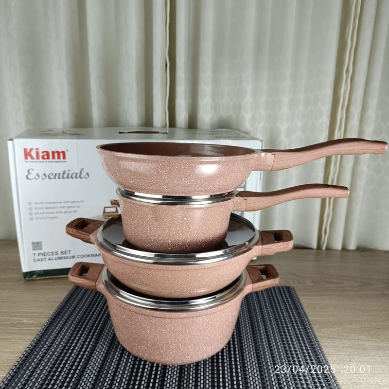 Kiam Die-Casting Cookware 7pes Set