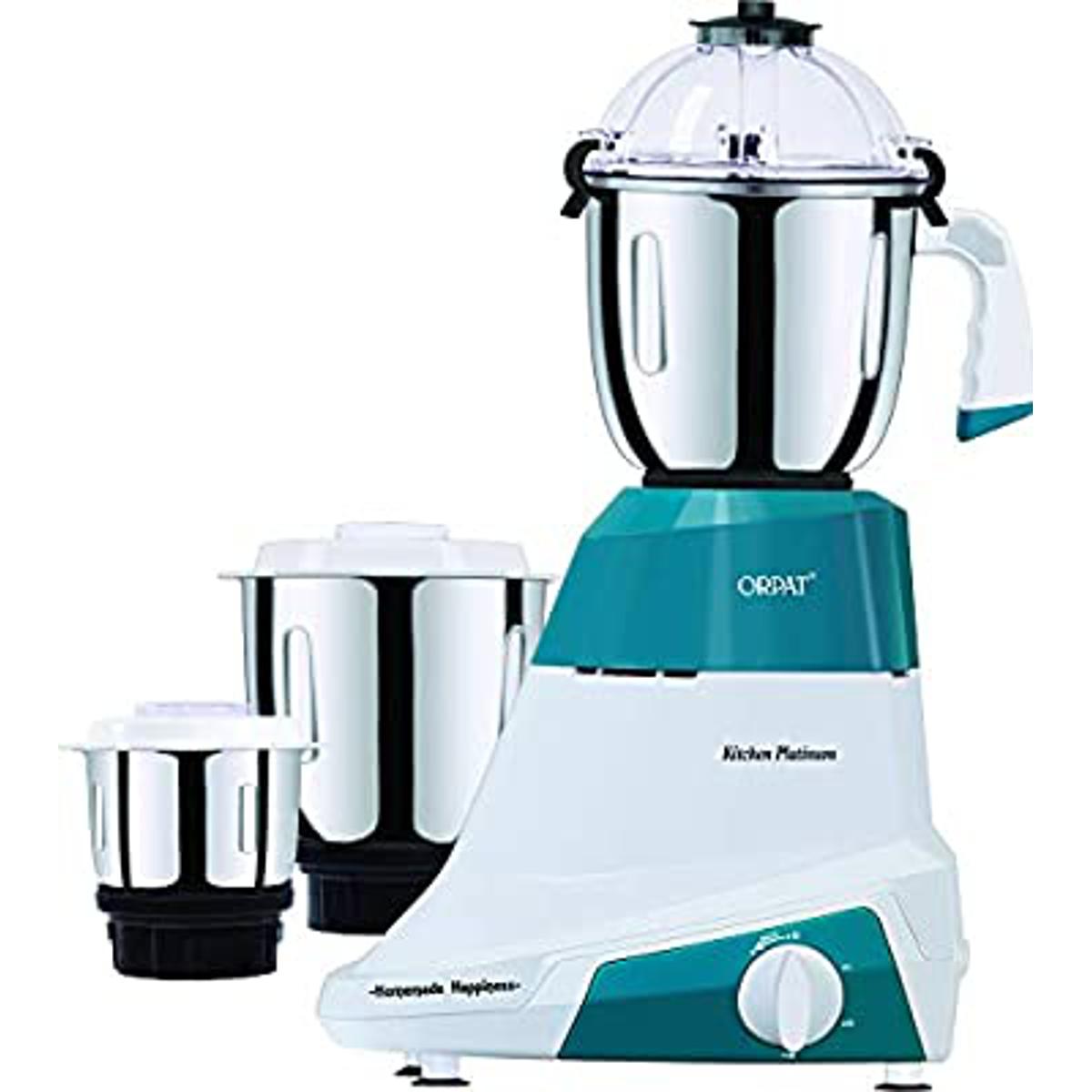 Orpat Kitchen Platinum Mixer Grinder – 1200 W – Blue