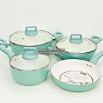 Kiam 7pcs Set Super Ceramic Nonstick Cookware Paste