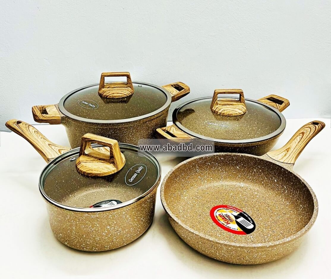 4 Kiam 7pcs Set Die Casting Nonstick Cookware - Image 1