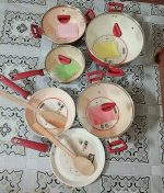 Kiam 10Pcs Super Ceramic Nonstick Cookware Red (Updated) - Image 3