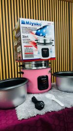 Miyako Triple Pot Joint Less Heavy Duty Rice Cooker -2.8 Ltr - Image 5