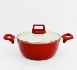 Kiam Ceramic Non Stick Casserole Sauce Pan With Glass Lid 30CM