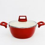 Kiam Ceramic Non Stick Casserole Sauce Pan With Glass Lid 30CM