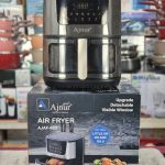 Ajnur 10 Litre Digital Air Fryer AJAF-68D with Visible Window & Low Oil Cooking